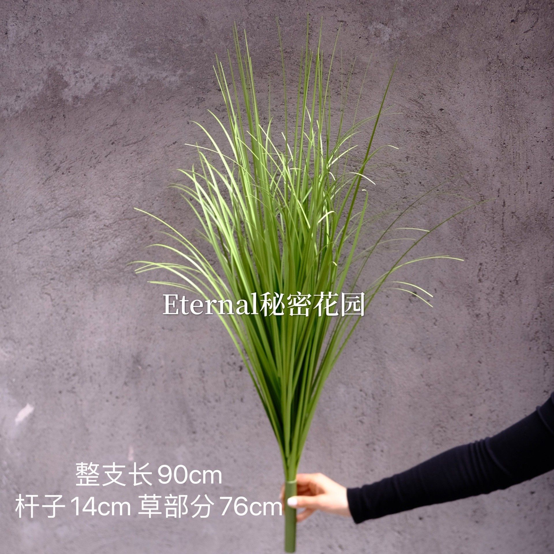 仿真洋葱草把束5头狗尾草1米长大支芒草森系莫奈花园风北欧植物