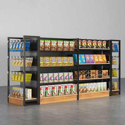超市便利店货架零食母婴文具百货商店挂钩挂篮多功能展示架置物架