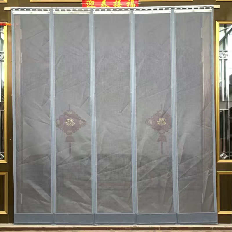 自饭店夏季苍蝇26n店铺磁性家用挡蚊通风吸透气门帘超市网沙防虫