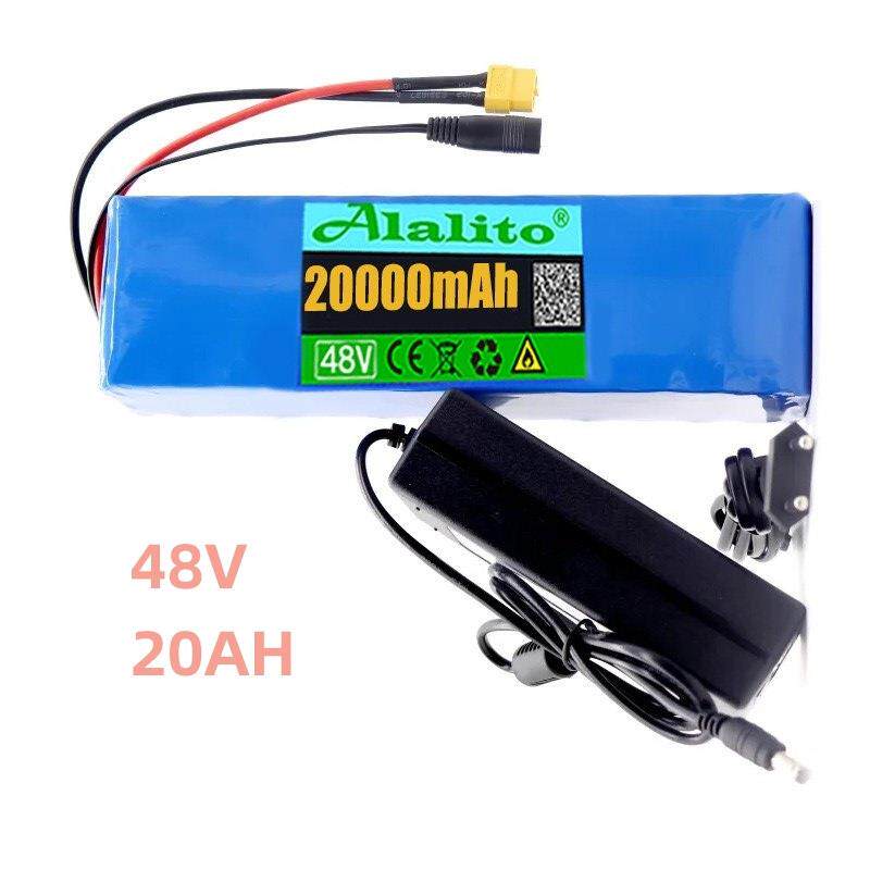 电动自行车电池 48v 20Ah 18650 锂离子电池组 13串3并+充电器