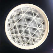 塑料筛子簸箕晾干米线家用仿竹编过滤油菜籽茶叶粮食米农作物筛子