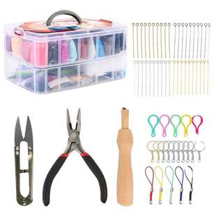 热卖 现货批发 66S彩色羊毛条48色3克粗中细戳针戳戳乐工具套装