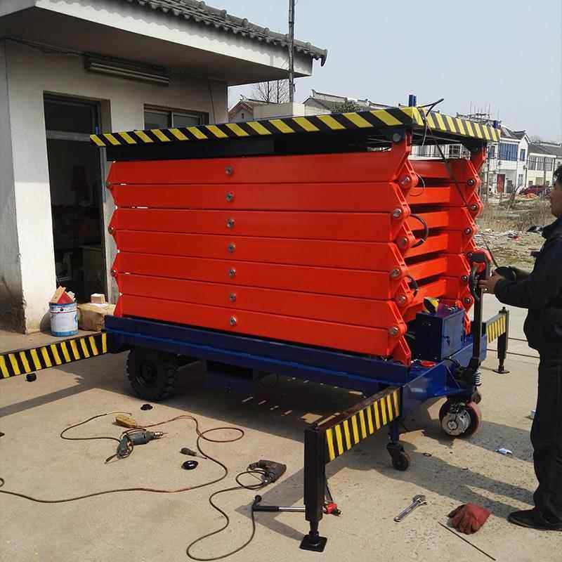 自14车米自行动走剪叉式移动高空作业电动液压升DIB降平台全登高,搬运/仓储/物流设备,高空作业平台/登高车,淘宝优惠券,粉丝福利购,淘宝优惠卷