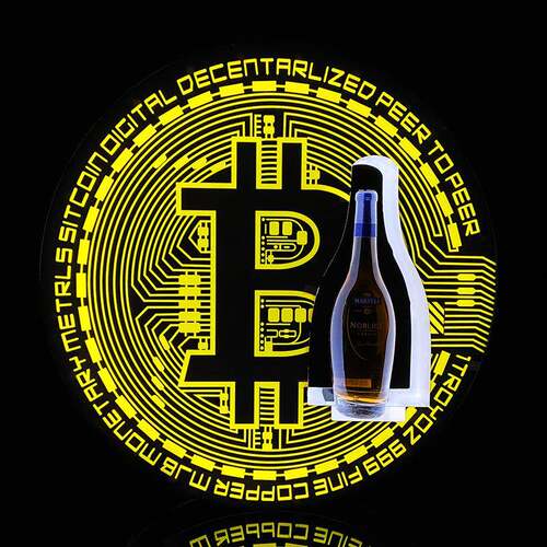 酒吧发光酒座 夜店创意出酒道具传酒神器 KTV香槟王圆形比特底座