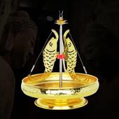 12小时24小时三鱼古铜色檀香盘香架香熏炉支架托盘家用防回潮香盘