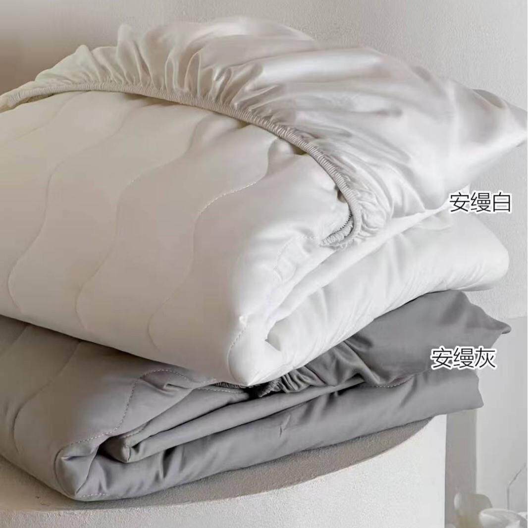 防水全棉夹棉绗缝防水隔尿床笠安缦系列 防脏床垫纯棉加厚保护垫