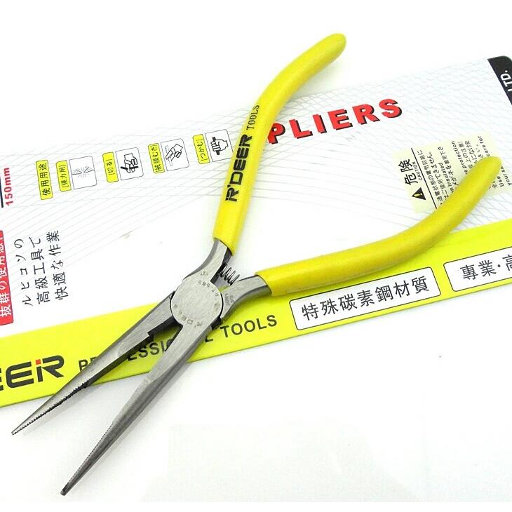 香港飞鹿工具 日式长尖咀钳 尖嘴钳 电子钳 珠宝钳RT-565 6/150mm