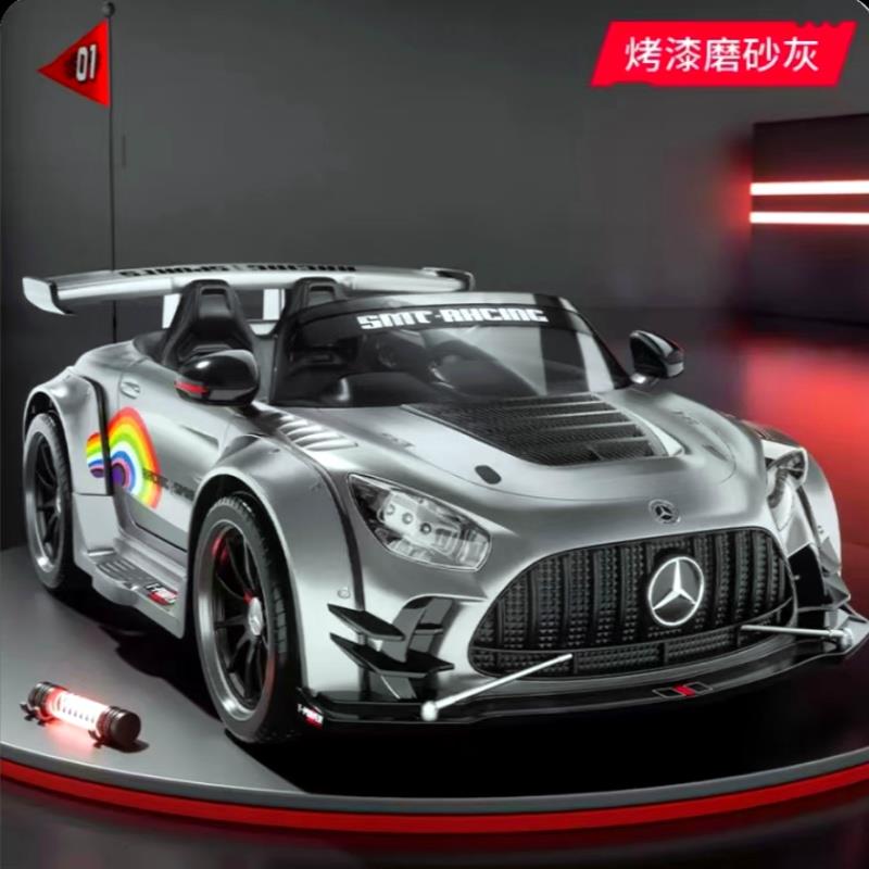 高档儿电动小孩跑车轮汽车童可车坐大人婴四儿遥控偏移宝宝玩具车