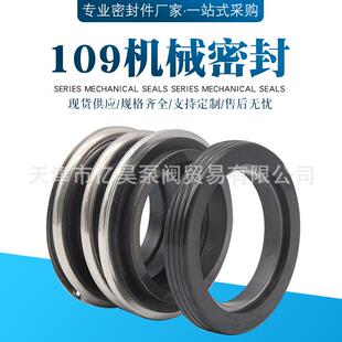 MB1 40轴封水封碳化硅 109 管道泵机械密封MG1