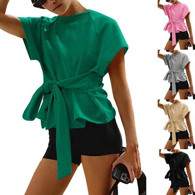 Hixiaohe Women's Summer Short Sleeves Tee T Shirt Crewneck