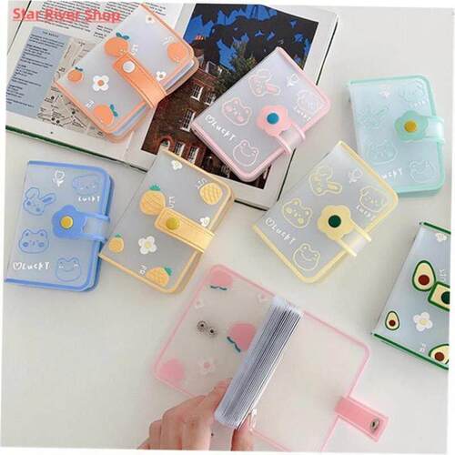 Kawaii Bear Photo Album Cartoon Photocard Holder Scrapbook F