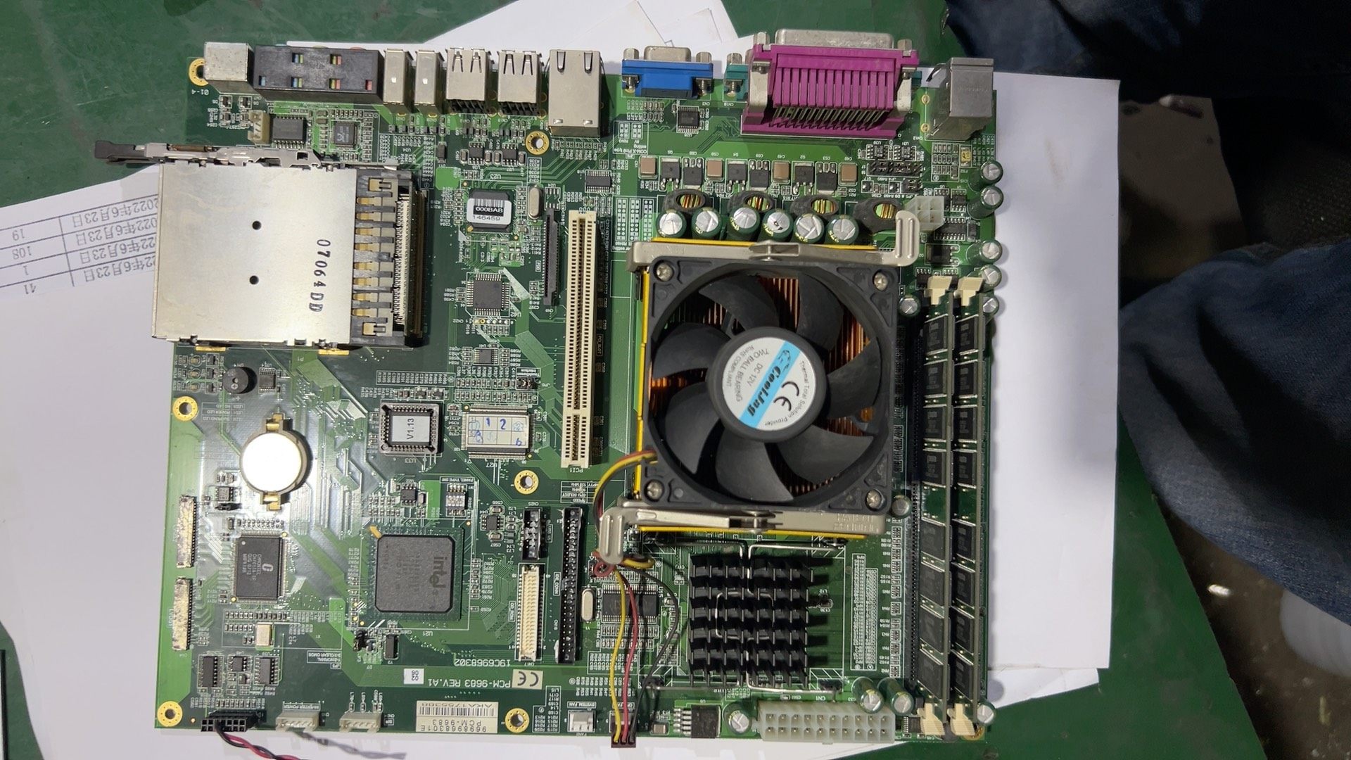 研华工控机主板PCM-9683 REV.A1原装拆机 功能正