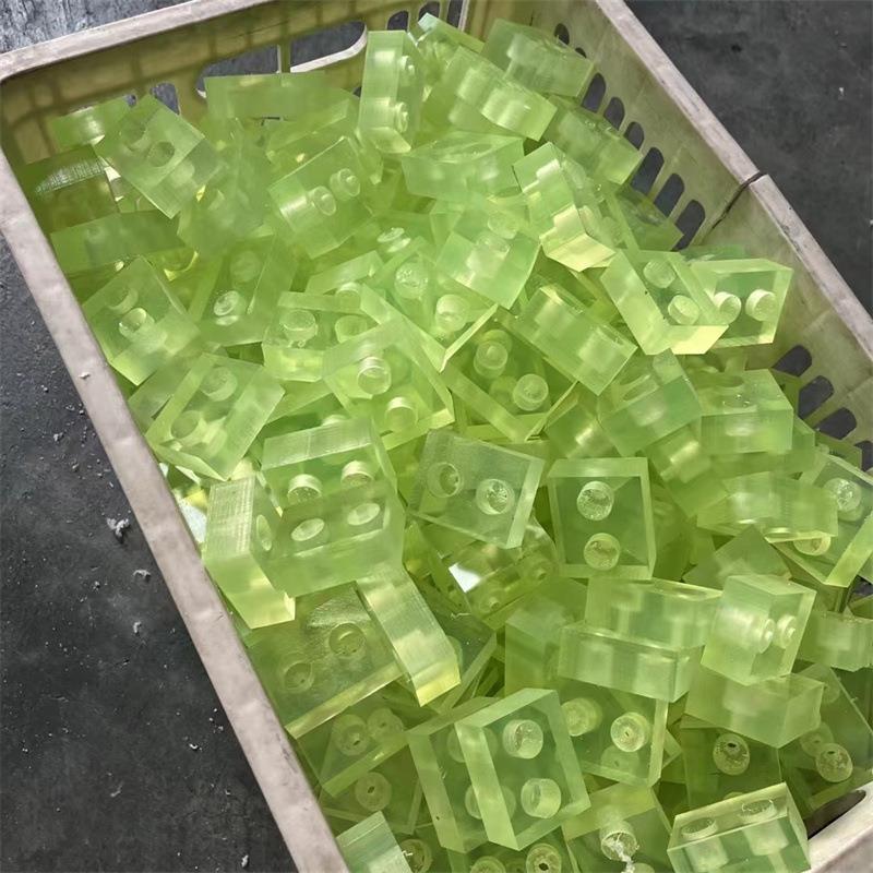 聚氨酯加工定制注塑件PU零件定做优力胶缓冲减震块浇注定制