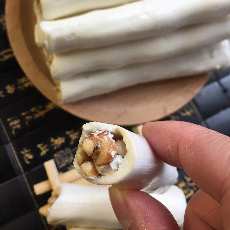 新疆包邮广东湛江特产花生夹心麦芽糖传统小吃甜零食纯手工麦芽糖