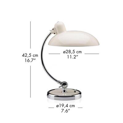 正品创北欧丹麦包豪台灯古高级感简约办公复书房卧室意斯床头灯具