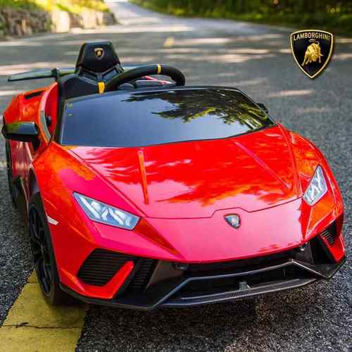 高档坐兰四博基尼儿童电动车遥控轮玩具汽婴车可人宝宝儿车子网红