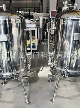 卫生级食品级不锈钢洁净大流量威士忌葡萄酒清酒大饼过滤器