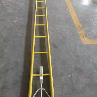 电出工检修黄85241管线修平梯带电线路检梯带电衡作业平直梯