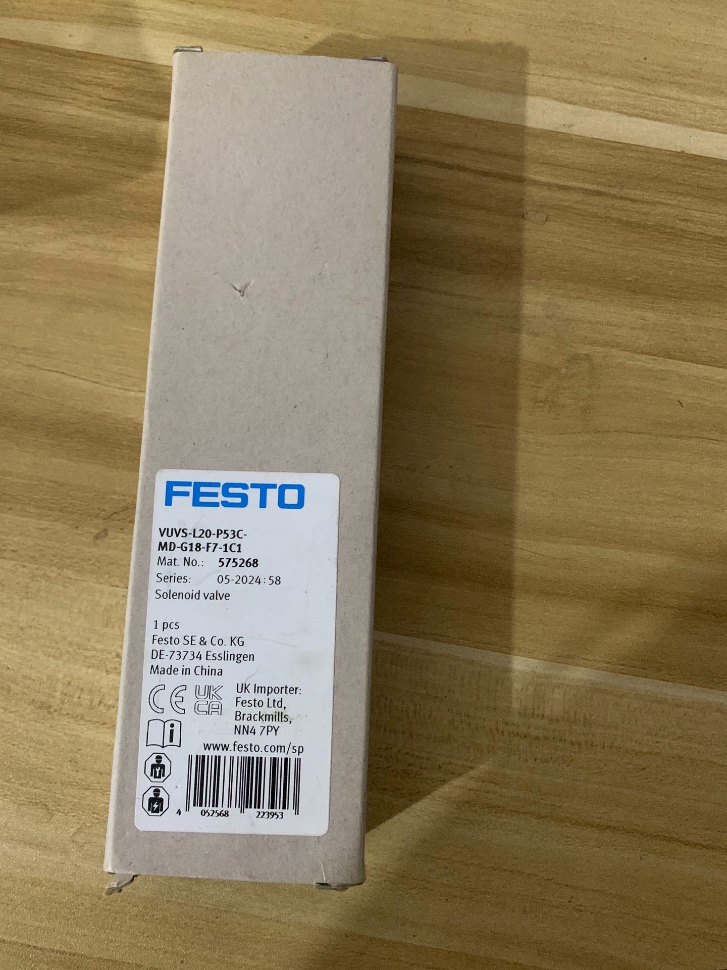 Festo 全新 费斯托 FESTO VUVS-L20-P5