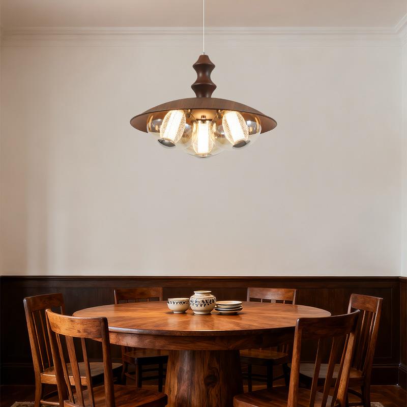 2025新款法式复古吊灯中古风吧台灯具个性创意设计款中古风魔豆灯