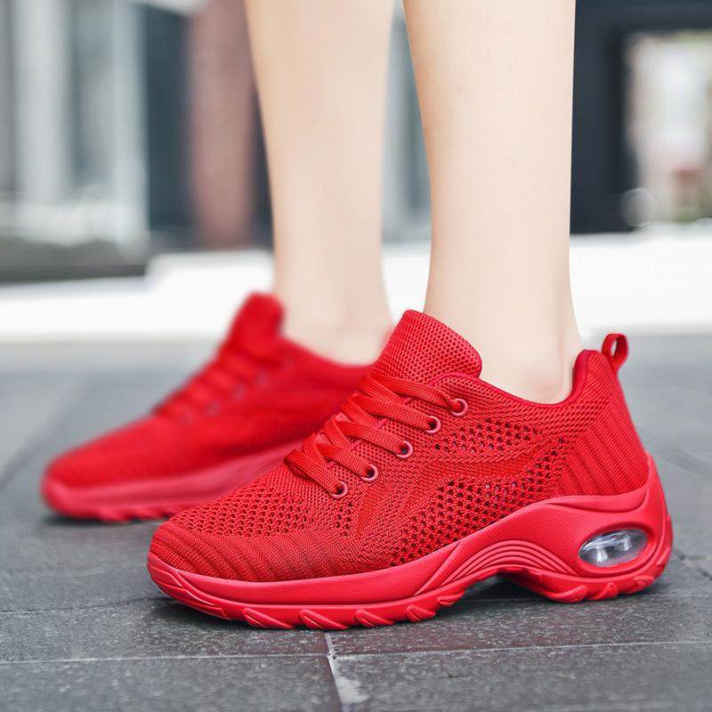 纯黑色运动鞋女夏款薄款厚底软底轻便全黑色时尚休闲工作鞋大码,女鞋,时尚休闲鞋,淘宝优惠券,粉丝福利购,淘宝优惠卷