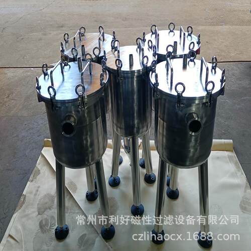 新品干粉过滤器CB-125不锈钢管道式强磁磁棒除杂质磁性过滤设备