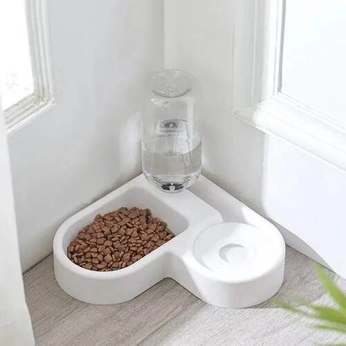 Automatic Drinking Love Pet Bowl Moisture-proof Cat Bowl Dog