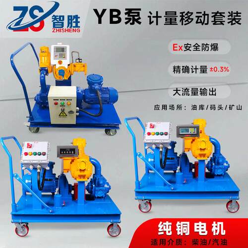 智胜YB系列叶片计量油泵套装 大流量计量总成传输泵YB Vane Pump