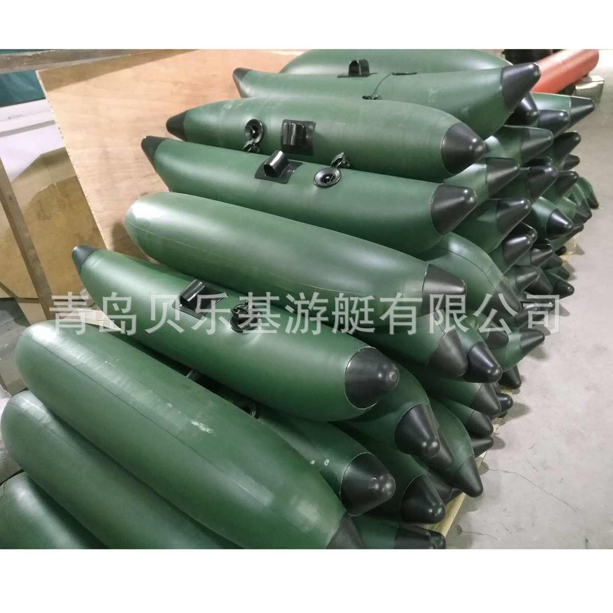 90厘米浮筒冲锋舟钓鱼船双体船组装水上充气浮筒厂家