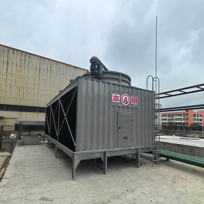 冷却塔反应炉方形横流冷却水塔玻璃钢凉水塔价格优惠全国可发