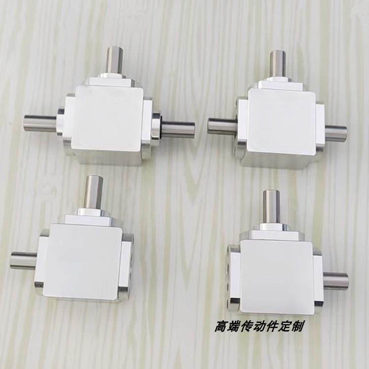小型1:1T型十字换向器轴径10直角传动变速箱伞齿减速齿轮箱转动