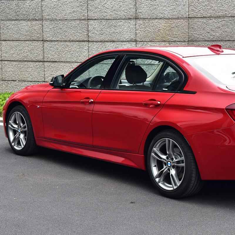 适用于宝马13-19新3系黑亮装饰条F30F35改装配件不锈钢车窗饰条