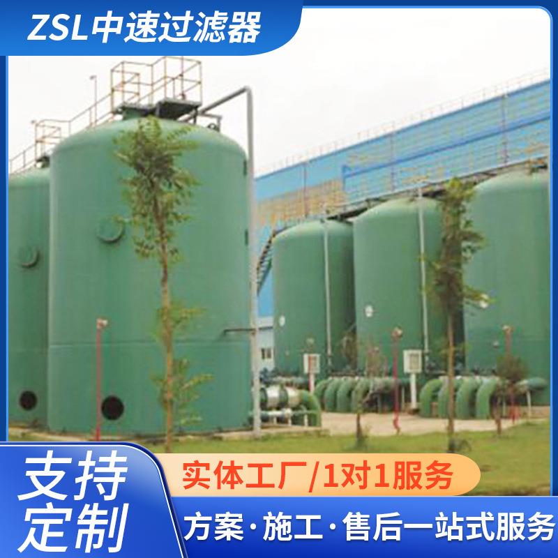 厂家直供重力式无阀过滤器无阀机械过滤器钢制ZSL中速过滤器