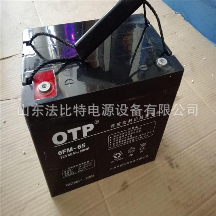 OTP免维护蓄电池6FM-65质保三年12V65Ah通讯机房质保三年