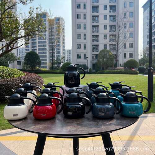 tyeso新款南瓜保温壶家用真空大容量保温水壶办公泡茶热水焖茶壶