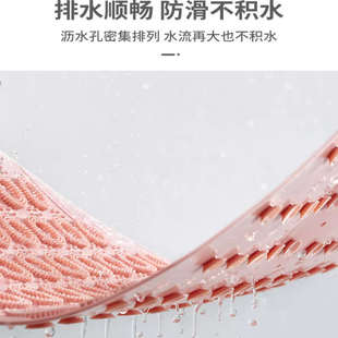 浴室防滑垫圆形卫生间洗澡脚垫家用老人防摔垫厕所淋浴房按摩地垫