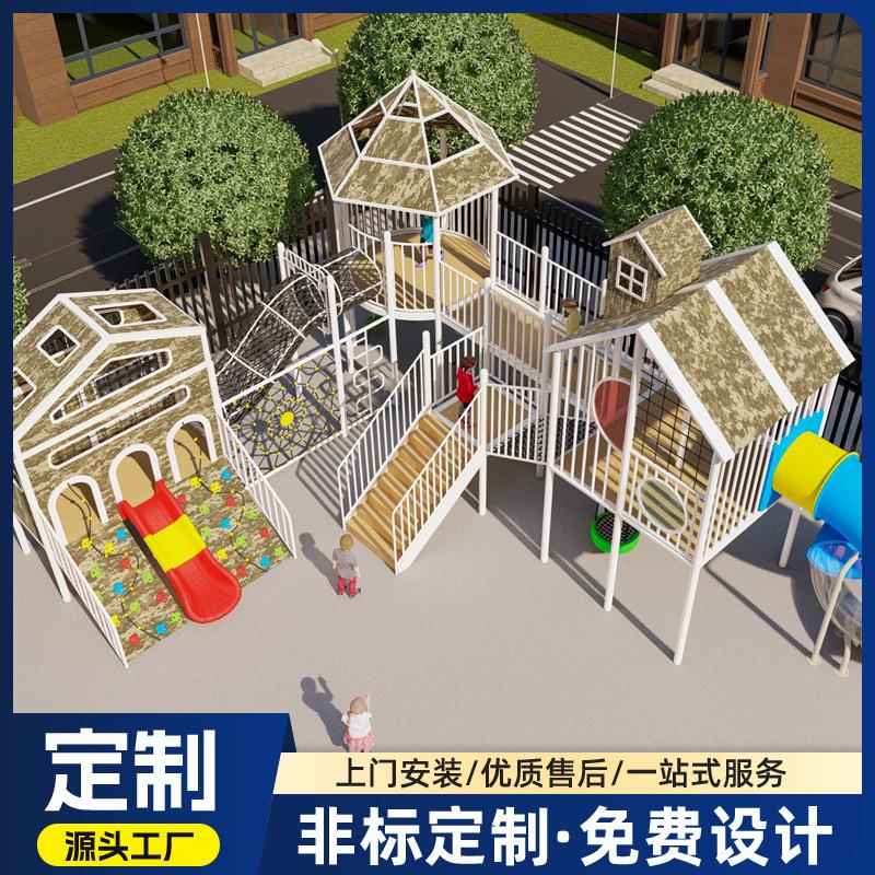 直销幼儿园户外大型儿童组合滑梯新款小区公园非标游乐设备