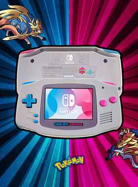 GBA GAMEBOY advance 彩色游戏机高亮 SP GBM switch 剑盾