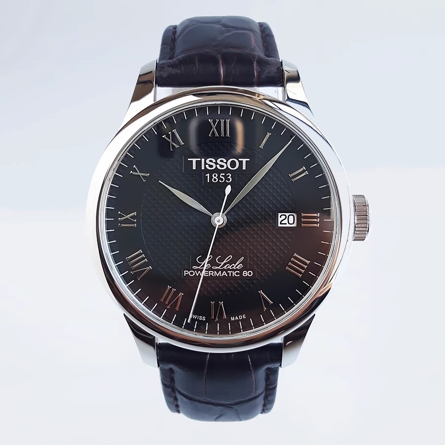 一口价 9.8新天梭力洛克手表男表全自动机械T006.407.16.053.00