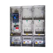 电能二电表计量四线三相箱位表 4位碳 计量塑料箱三相表abs 聚 箱