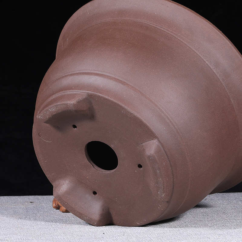 宜兴紫砂花盆特大号盆景花盆阳台种菜盆兰花花盆雁冰