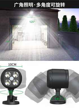 89288跨境热销无应线户外运动感照明壁楼梯通道车库度大门灯射灯