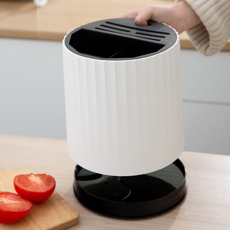 旋转旋转刀架厨房厨房清洁收纳架