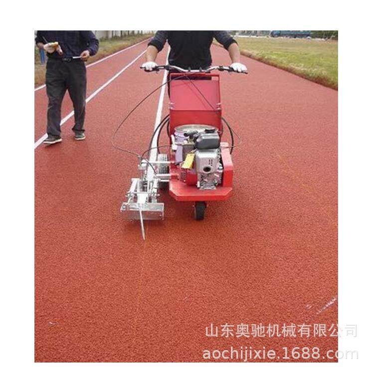 生产划线机学校操场手推式塑胶跑道划线机环氧型漆划线机