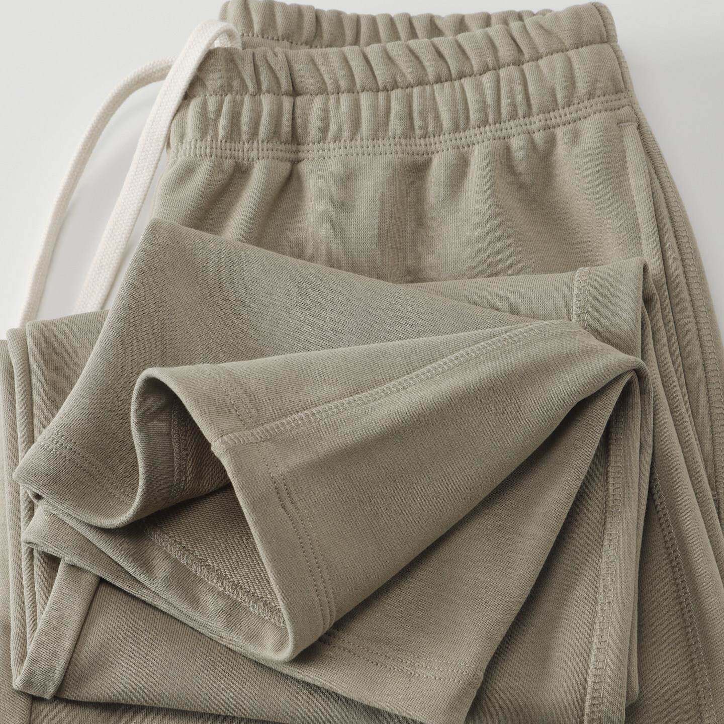 MAROLIO~高档340g重磅针织毛圈直筒卫裤男秋冬宽松休闲运动长裤子