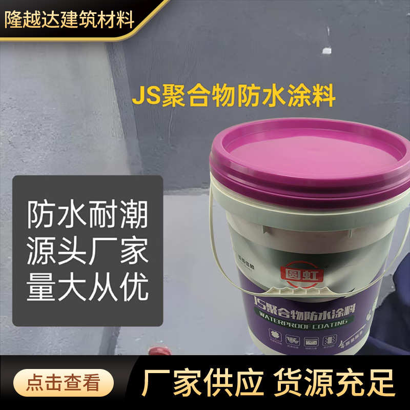 外墙抗裂水泥屋顶防漏厨房水池卫生间装修js聚合物防水材料
