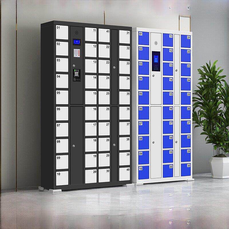 智能手机存放柜指纹人脸识别密码刷卡工厂员工学校部队手机保管箱