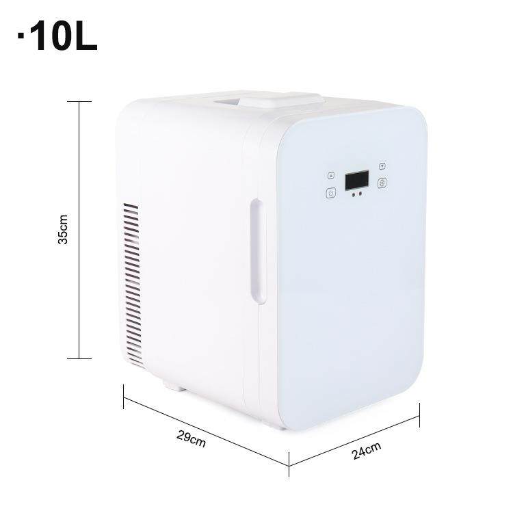 跨用境14410载数显触车屏单核小型宿舍家冰箱迷你L冷暖冰箱