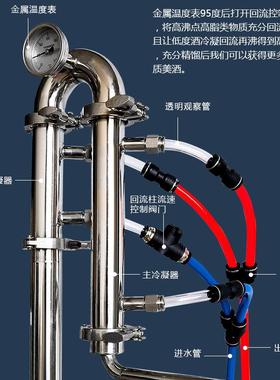CUC家用智能插不精锈钢馏酿酒设电备酿酒机威士忌酒白兰地蒸白馏