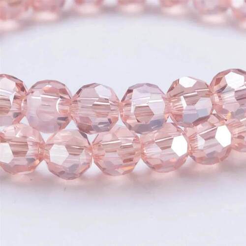 3 4 6 8mm Round Crystal Beads Faceted Colorful Glass Beads L